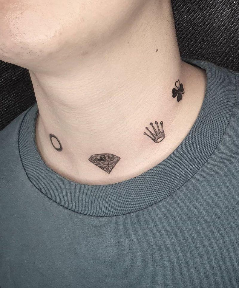 30 Pretty Necklace Tattoos Give You a Different Feeling