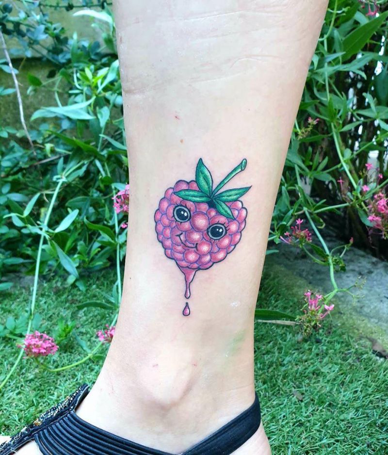 30 Elegant Raspberry Tattoos You Can't Help Trying