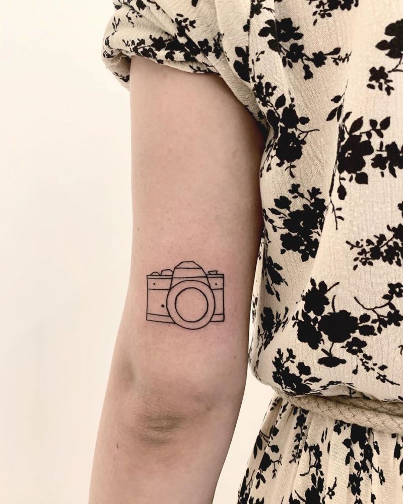 30 Creative Camera Tattoos You Will Love