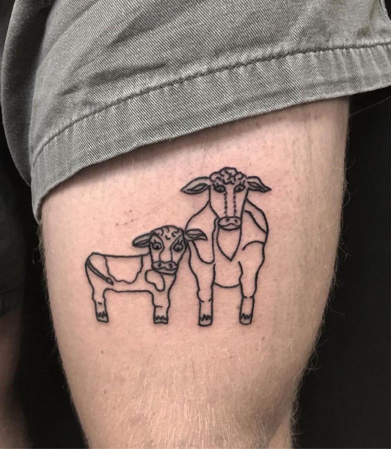 30 Pretty Cow Tattoos You Will Love to Try