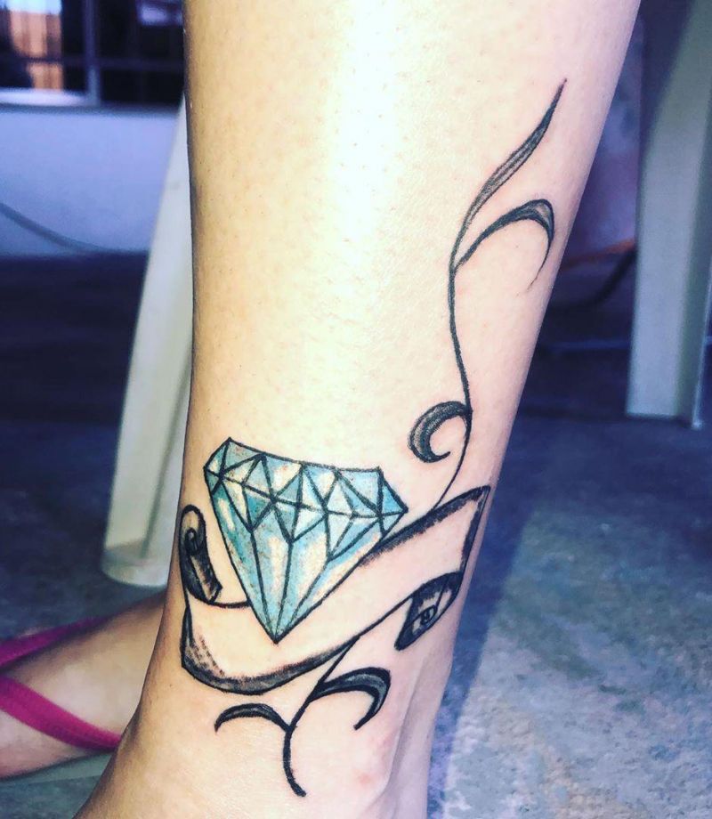 30 Eye Catching Diamond Tattoos Make You the Focus