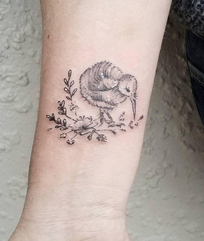 30 Cute Kiwi Tattoos You Will Love