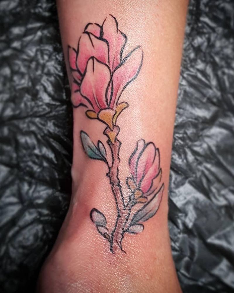 30 Beautiful Magnolia Tattoos You Will Love