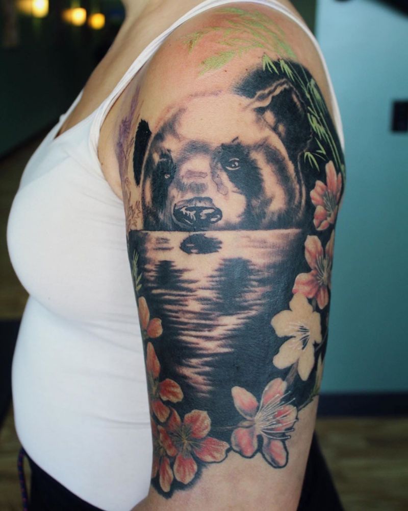 30 Adorable Panda Tattoos Make You Want to Laugh