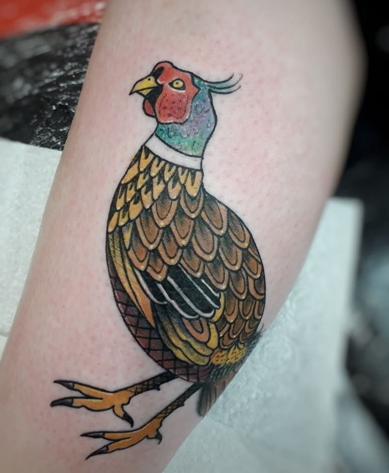 30 Pretty Pheasant Tattoos to Inspire You