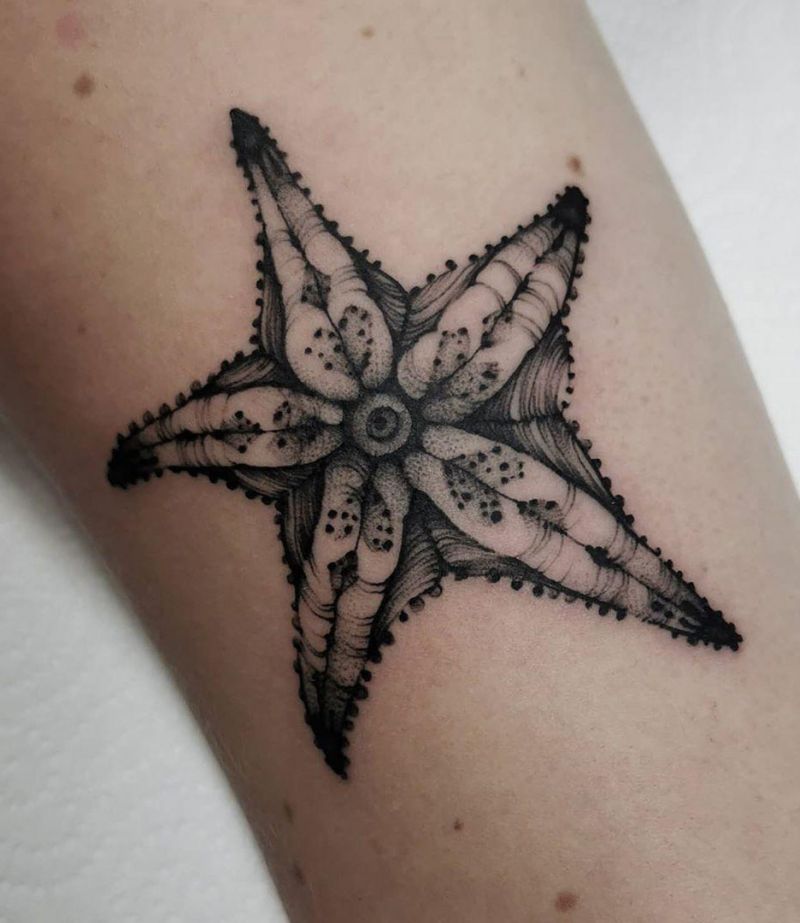 30 Pretty Starfish Tattoos for Your Inspiration