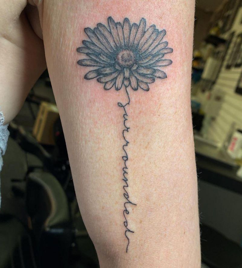 30 Pretty Aster Tattoos for Your Inspiration