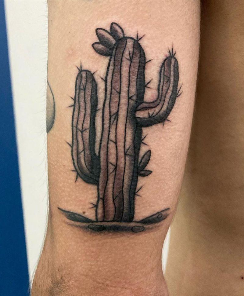 30 Beautiful Cactus Tattoos Enhance Your Personality