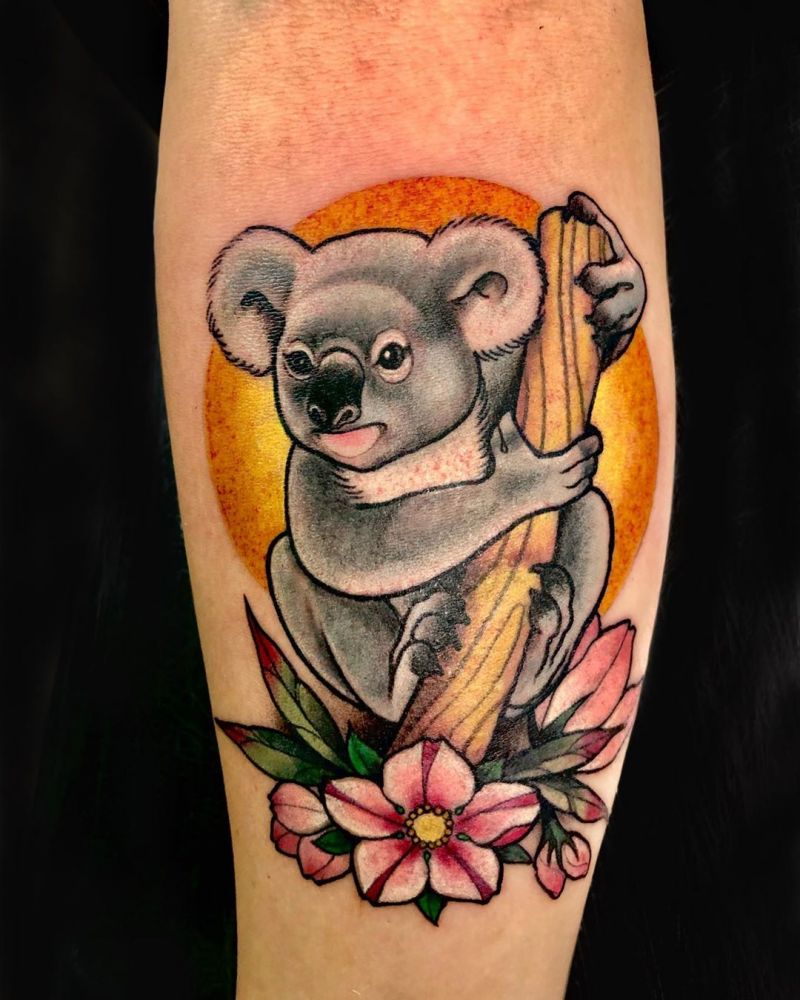 30 Cute Koala Tattoos You Will Love