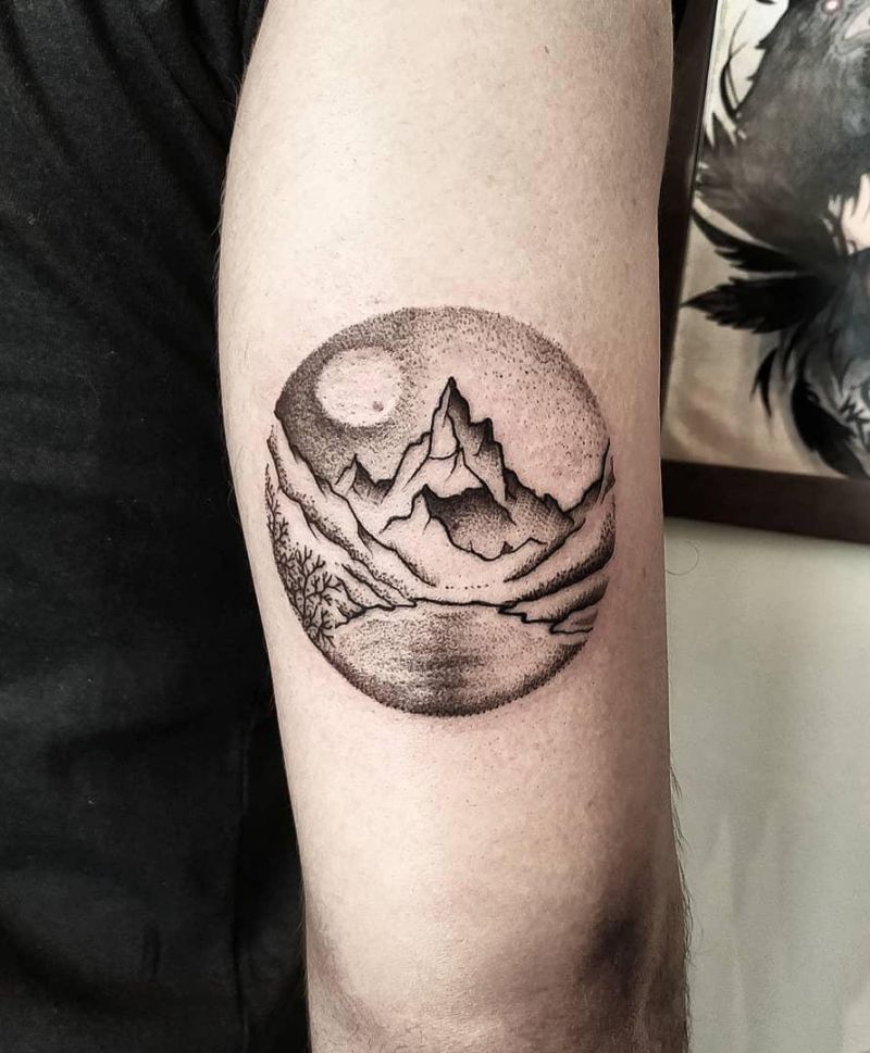 30 Beautiful Landscape Tattoos You Will Love