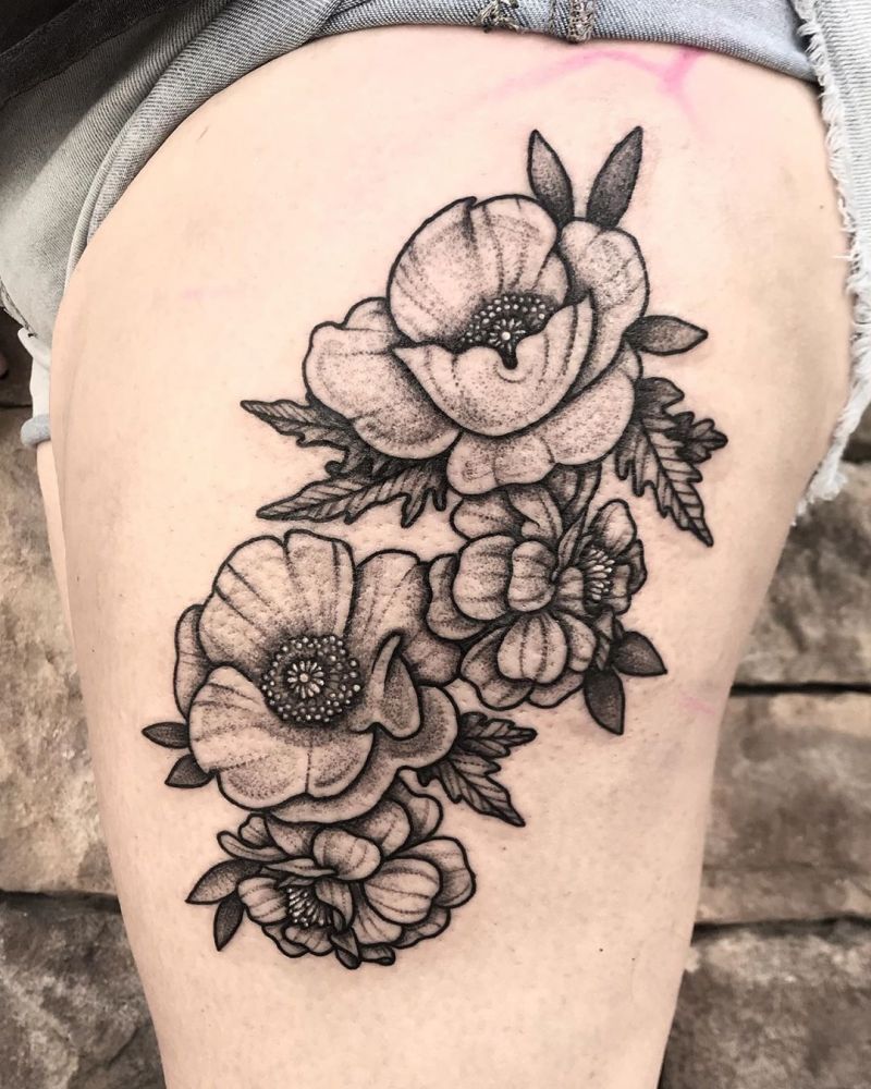 30 Beautiful Marigold Tattoos You Will Love