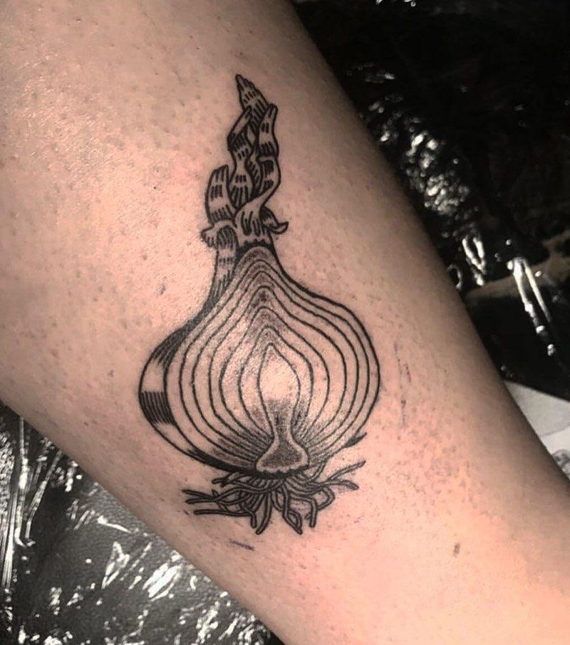 30 Pretty Onion Tattoos for Your Inspiration