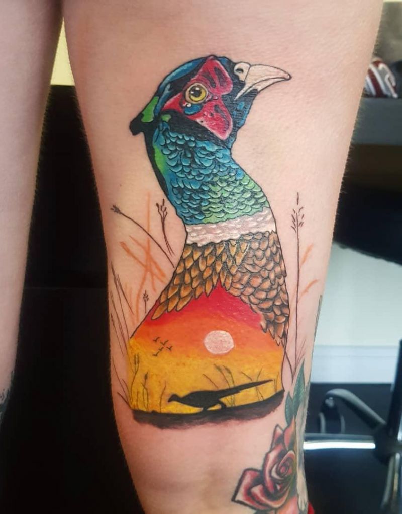 30 Pretty Pheasant Tattoos to Inspire You