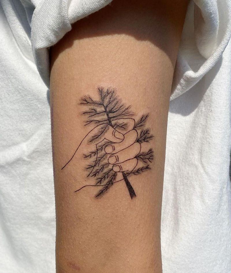 30 Pretty Pine Tattoos You Will Love