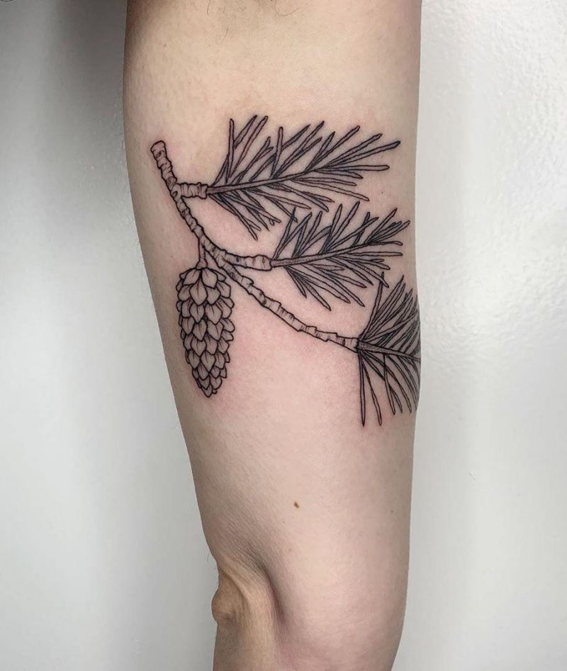 30 Pretty Pinecone Tattoos to Inspire You