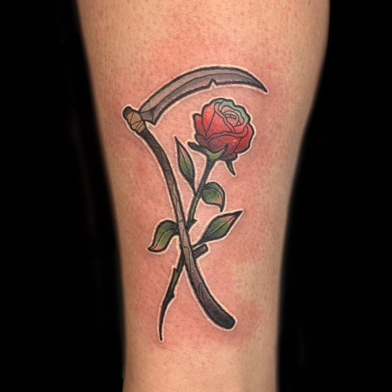 30 Creative Scythe Tattoos You Will Love