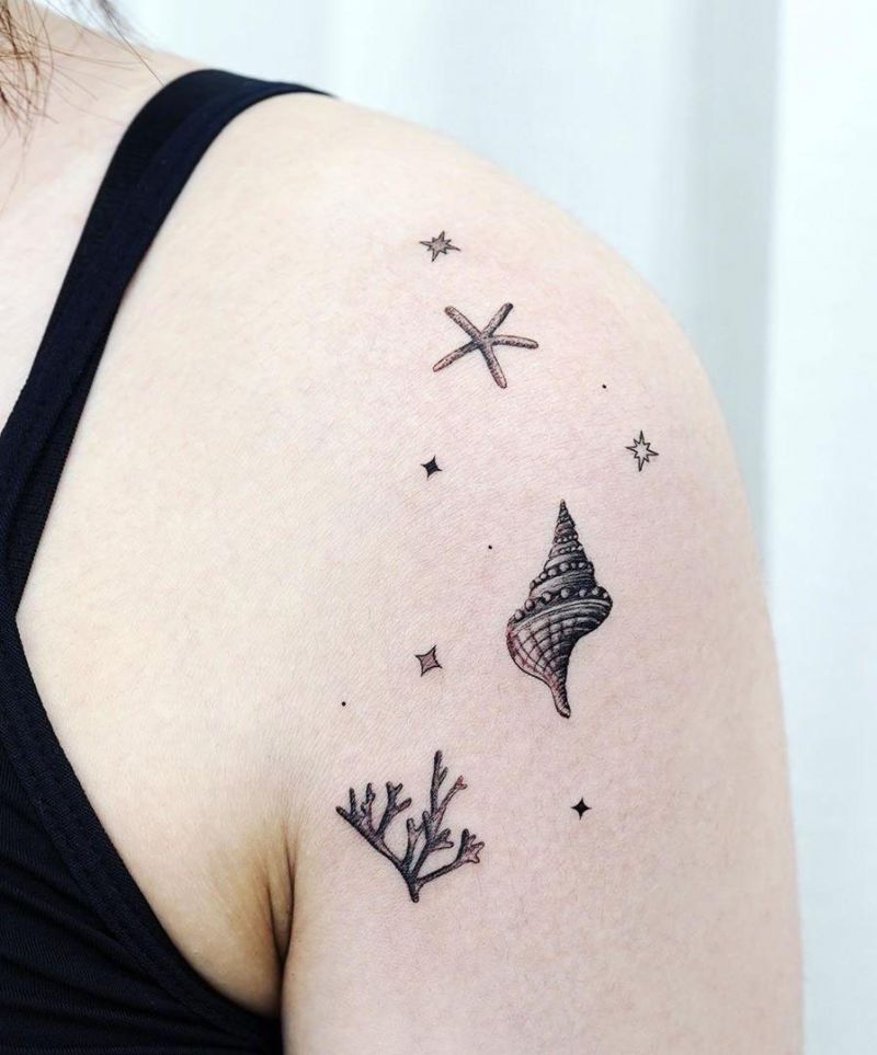 30 Pretty Starfish Tattoos for Your Inspiration