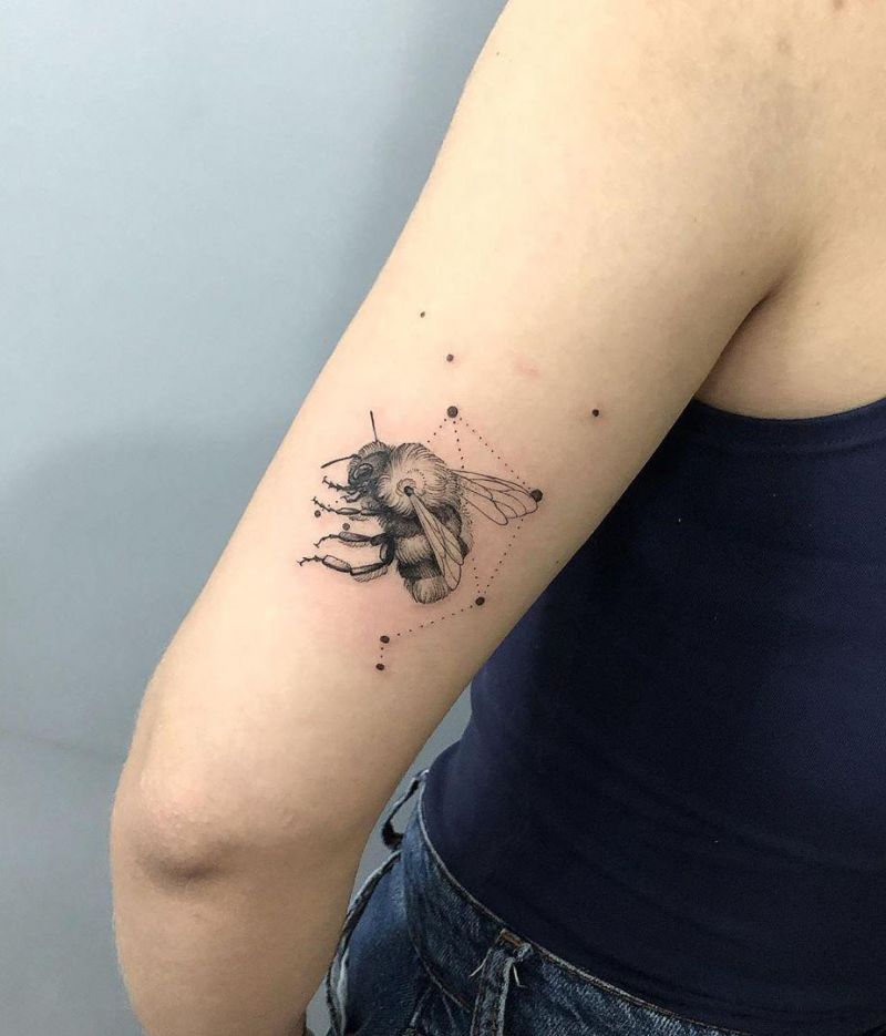 30 Pretty Bee Tattoos Make You Love Work