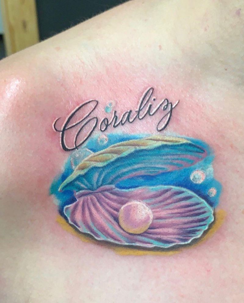 30 Elegant Clam Tattoos for Your Inspiration