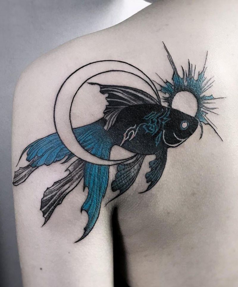 30 Pretty Goldfish Tattoos for Your Inspiration