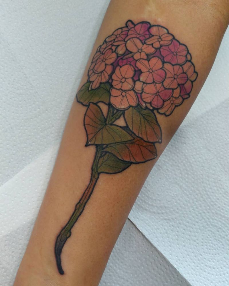 30 Elegant Hydrangea Tattoos for Women You Will Love