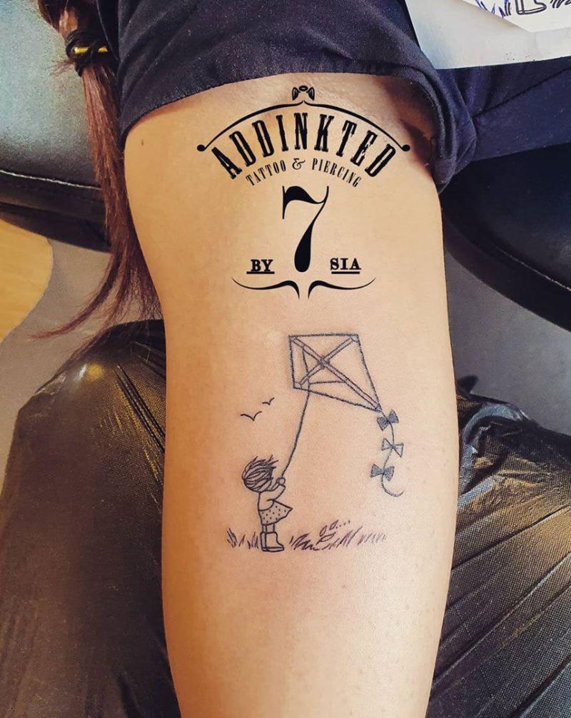 30 Creative Kite Tattoos Give You Inspiration