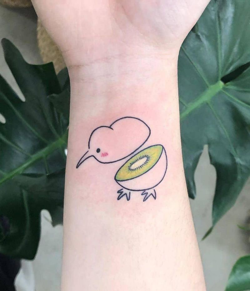 30 Cute Kiwi Tattoos You Will Love