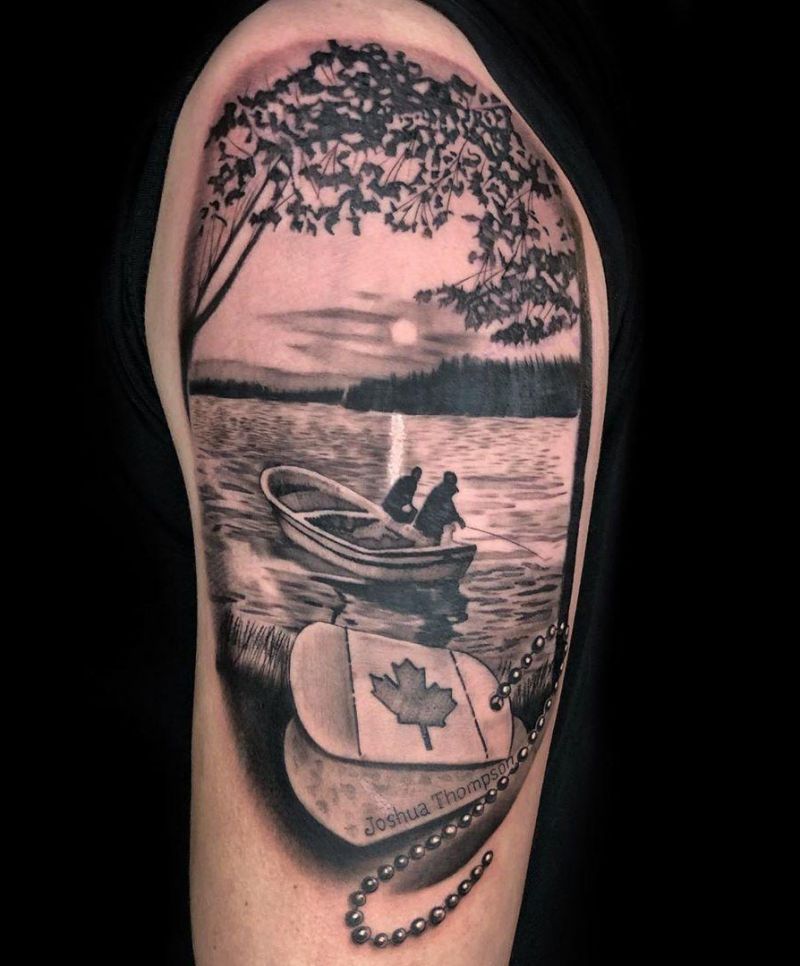 30 Beautiful Landscape Tattoos You Will Love