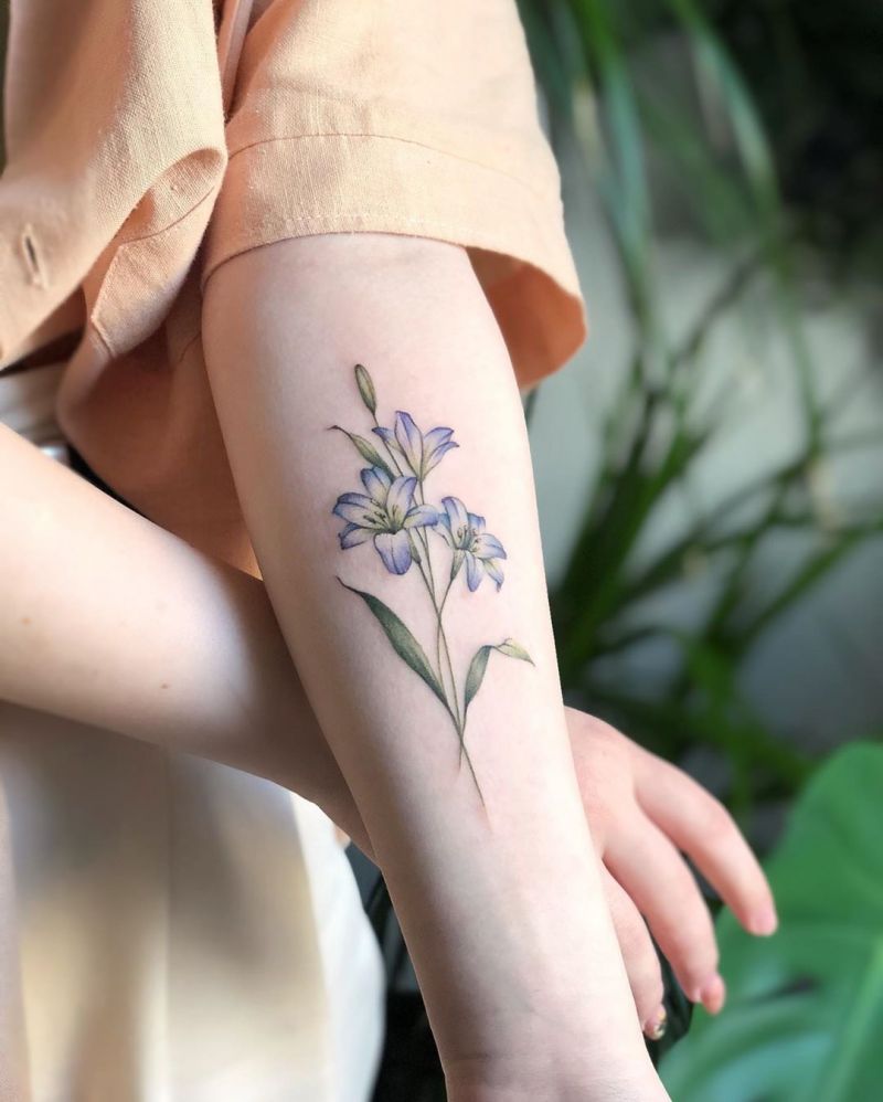 30 Pretty Lily Tattoos to Inspire You