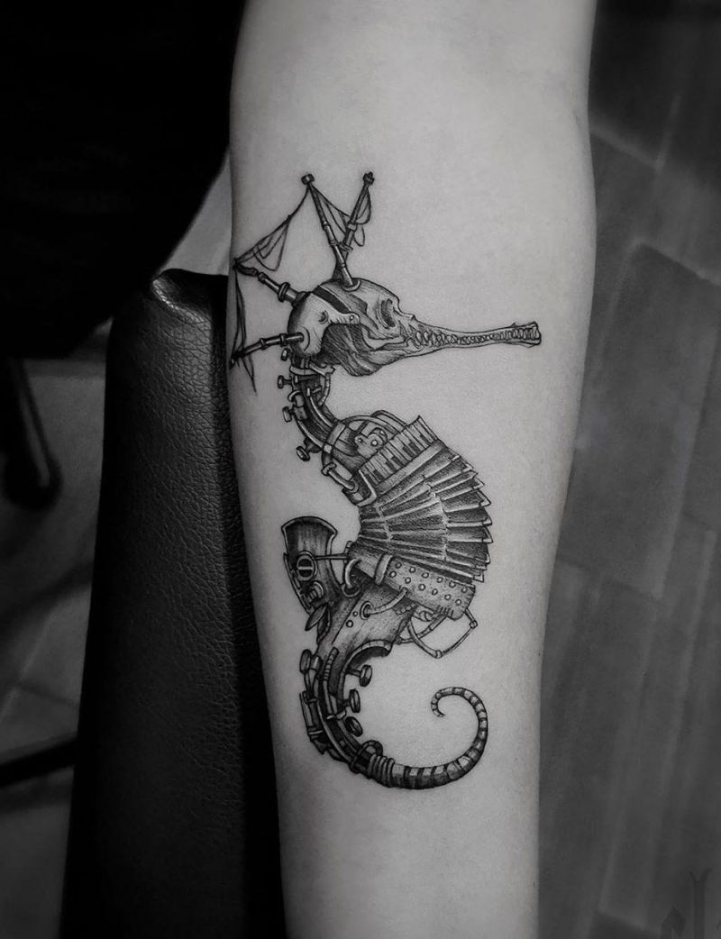 30 Stunning Seahorse Tattoos for Your Inspiration