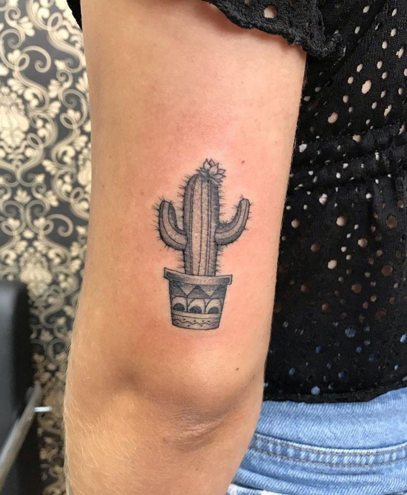 30 Beautiful Cactus Tattoos Enhance Your Personality