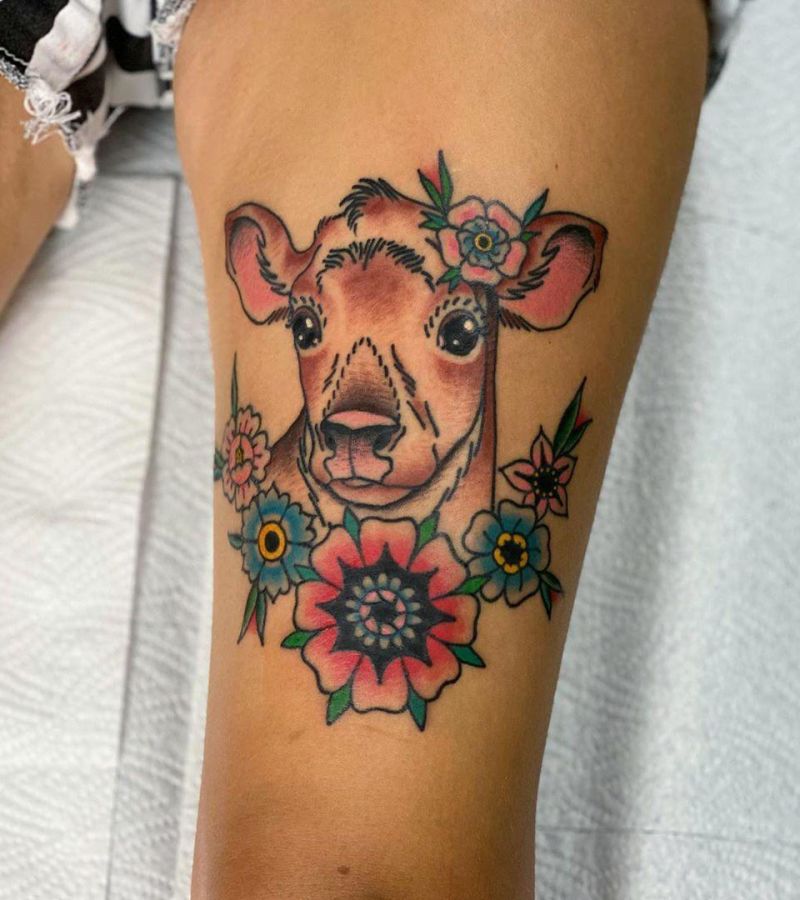 30 Pretty Cow Tattoos You Will Love to Try