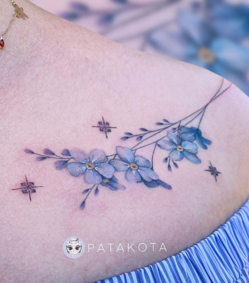30 Pretty Forget Me Not Tattoos for Your Inspiration