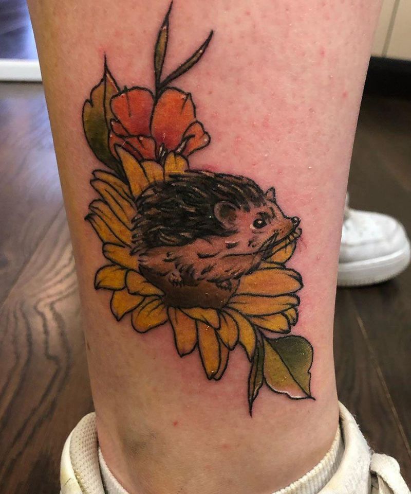30 Cute Hedgehog Tattoos You Will Love