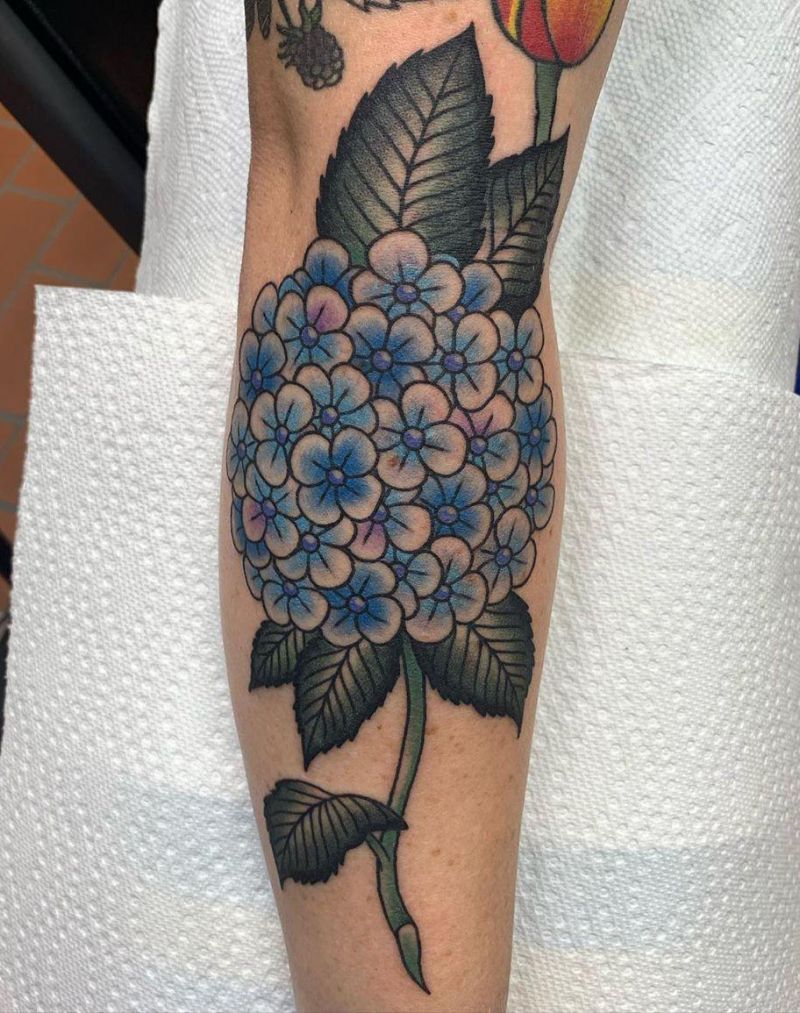 30 Elegant Hydrangea Tattoos for Women You Will Love