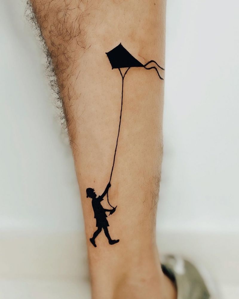 30 Creative Kite Tattoos Give You Inspiration