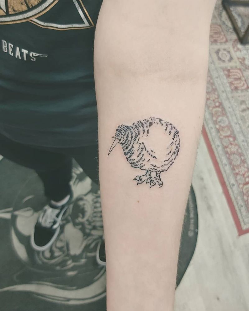 30 Cute Kiwi Tattoos You Will Love