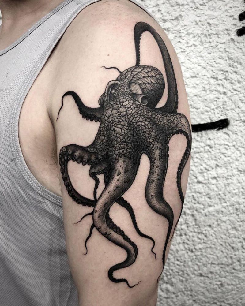 30 Creative Kraken Tattoos to Inspire You