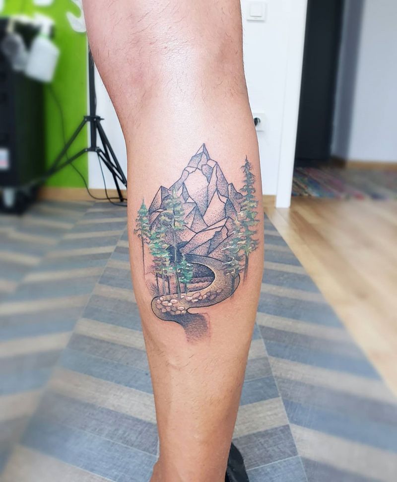 30 Beautiful Landscape Tattoos You Will Love