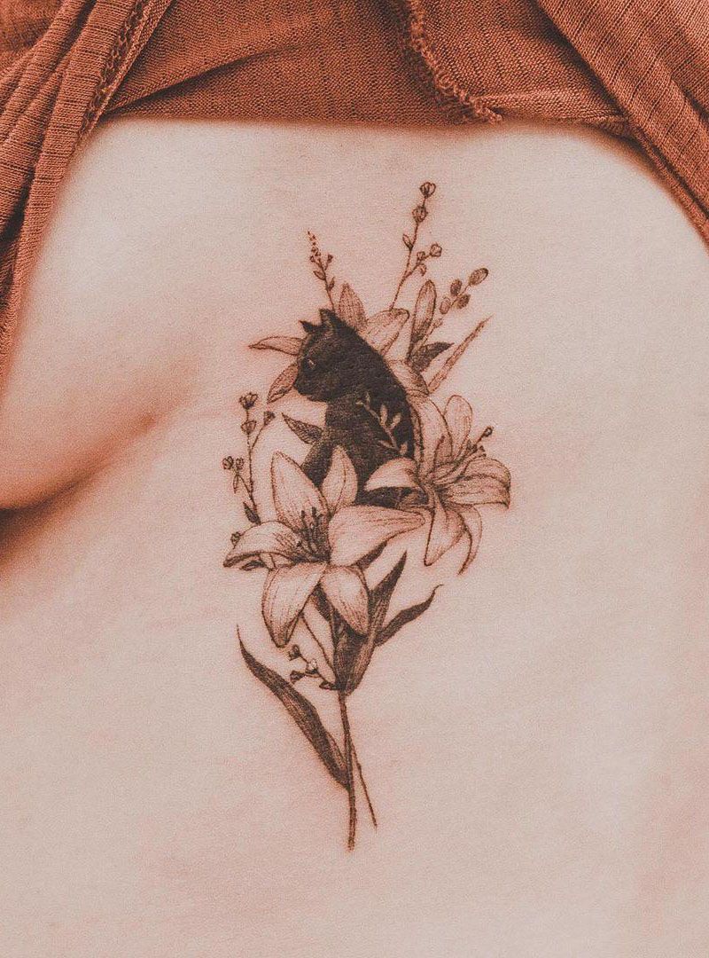 30 Pretty Lily Tattoos to Inspire You