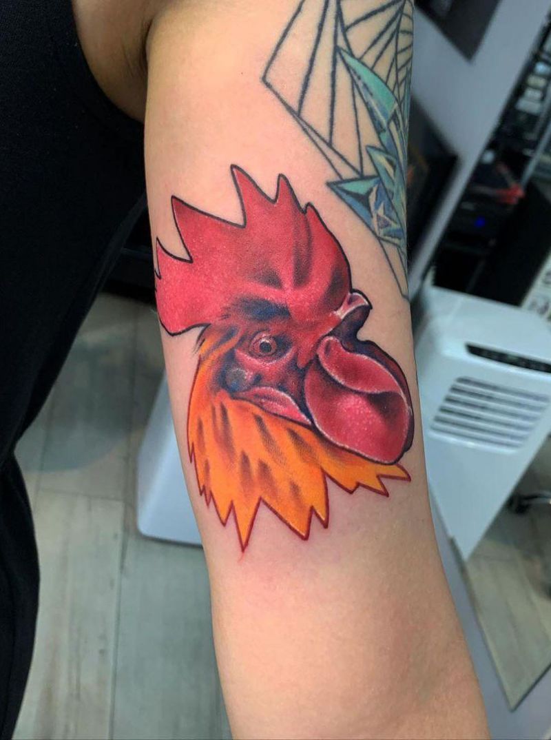 30 Creative Rooster Tattoos Give You Inspiration