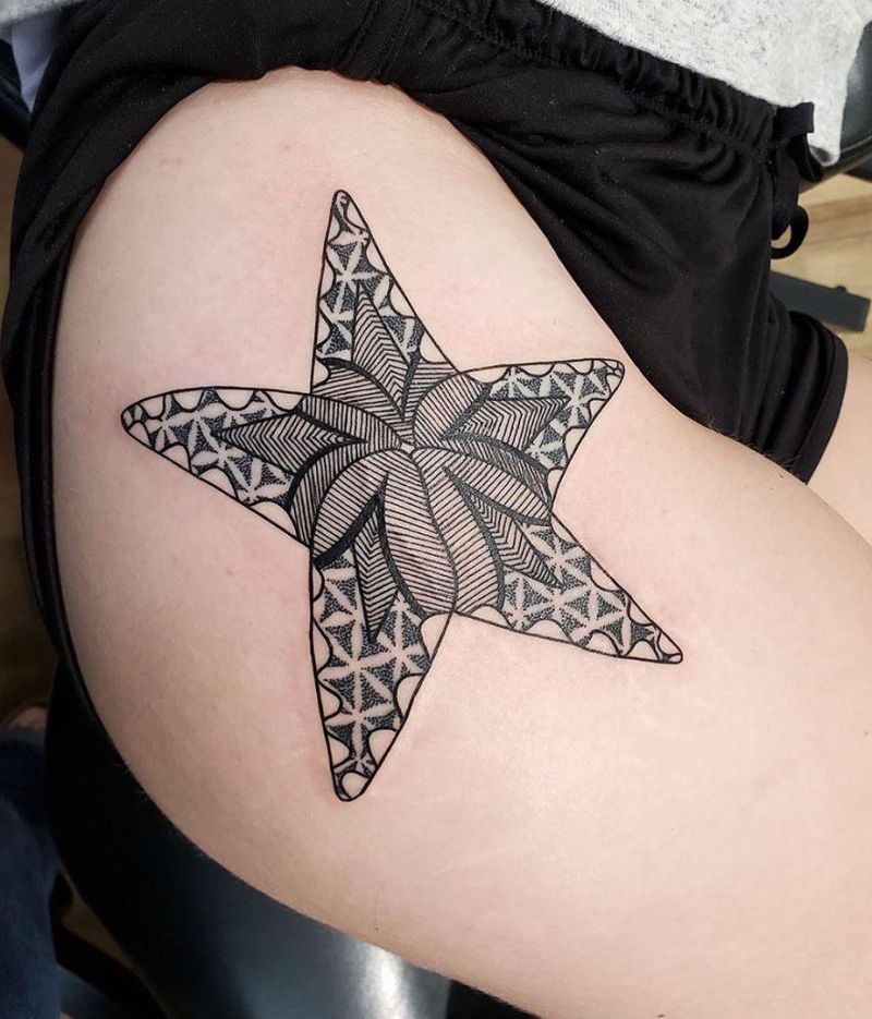 30 Pretty Starfish Tattoos for Your Inspiration