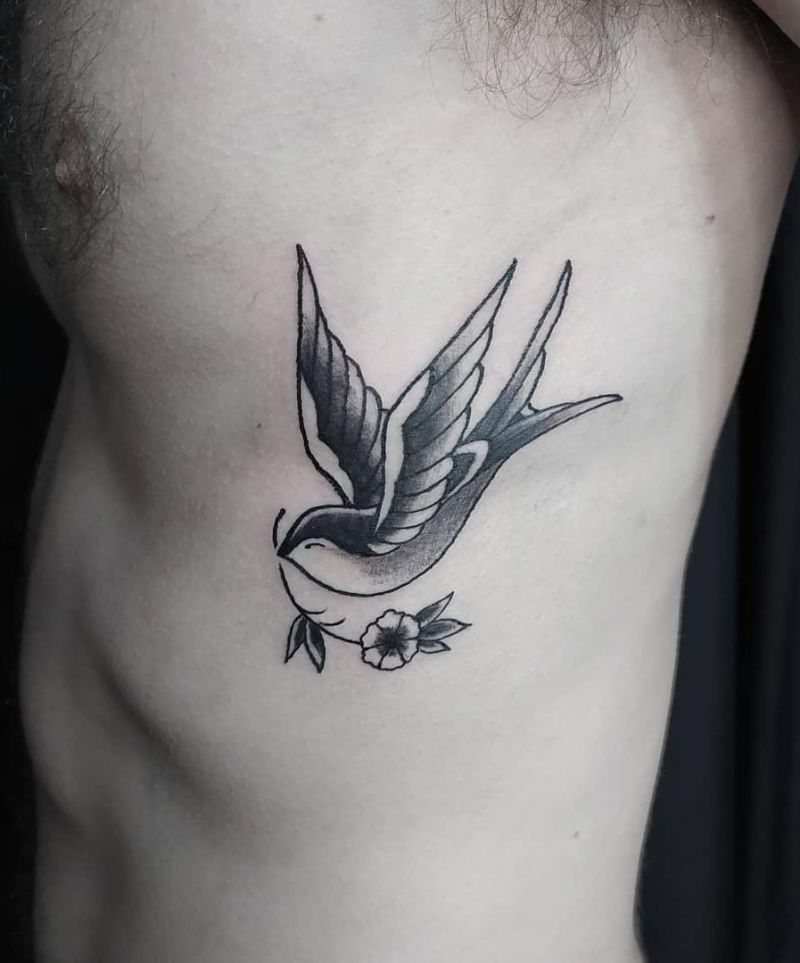 30 Stunning Swallow Tattoos for You to Enjoy