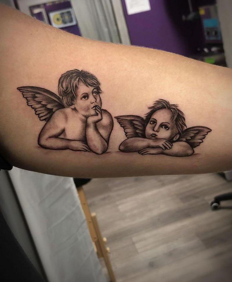 30 Beautiful Angel Tattoos to Inspire You