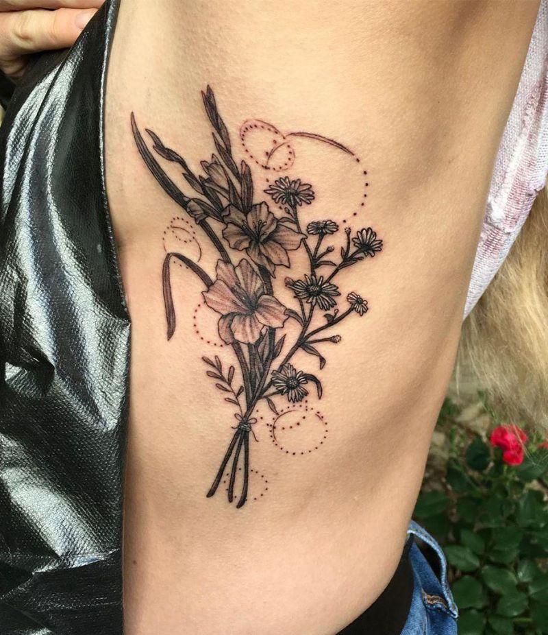 30 Pretty Aster Tattoos for Your Inspiration