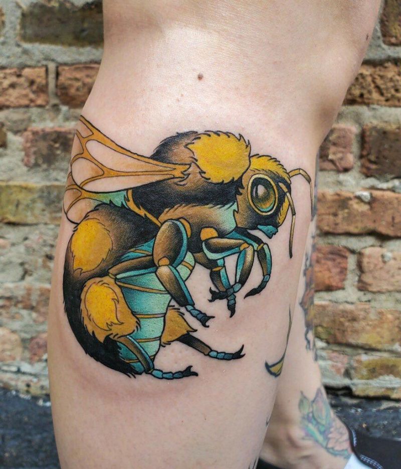 30 Pretty Bee Tattoos Make You Love Work