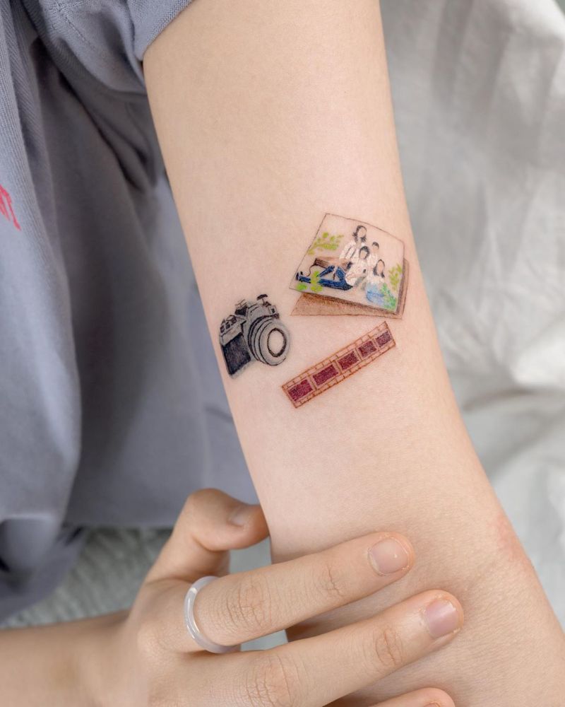 30 Creative Camera Tattoos You Will Love