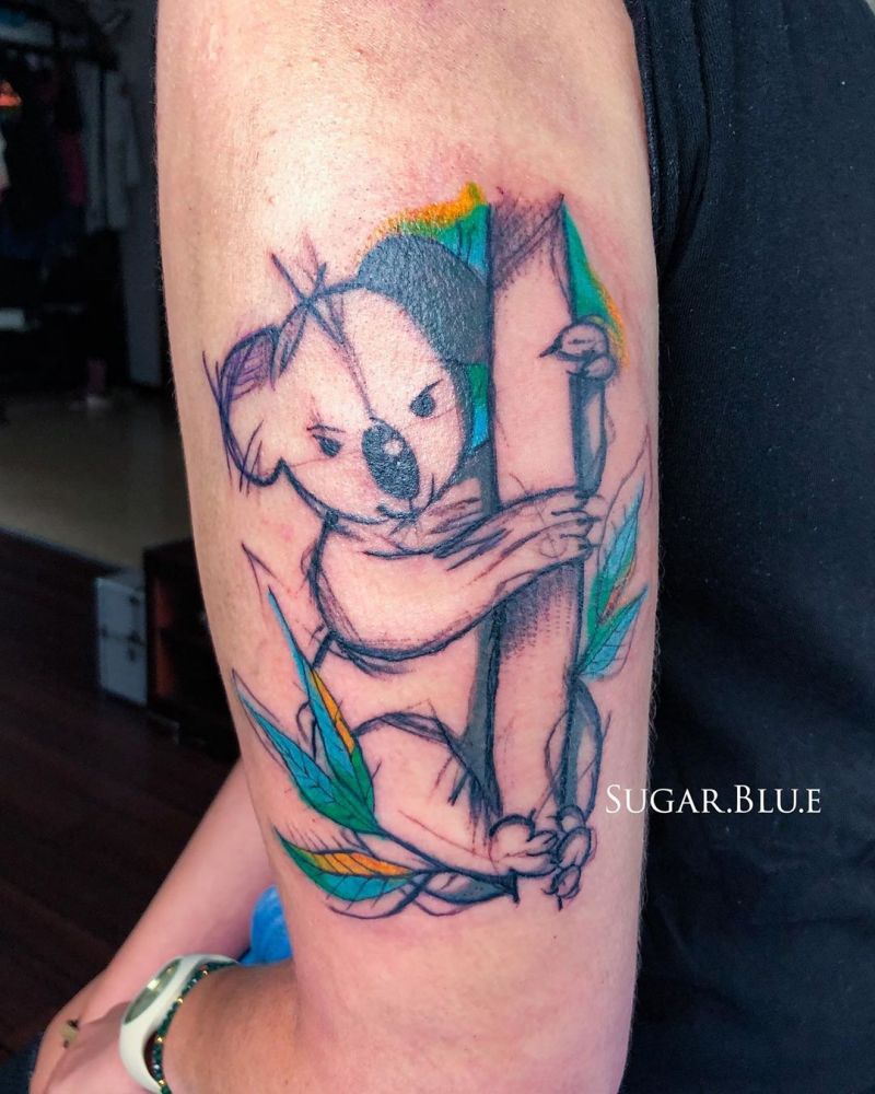 30 Cute Koala Tattoos You Will Love