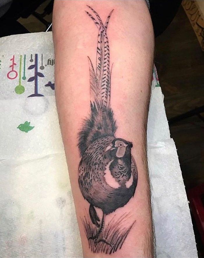 30 Pretty Pheasant Tattoos to Inspire You