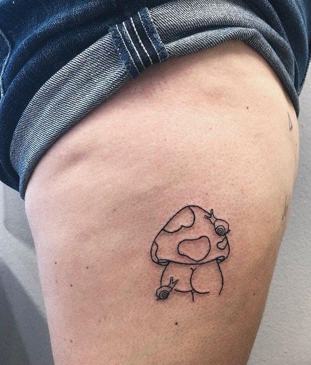 30 Cute Snail Tattoos That You Can't Miss